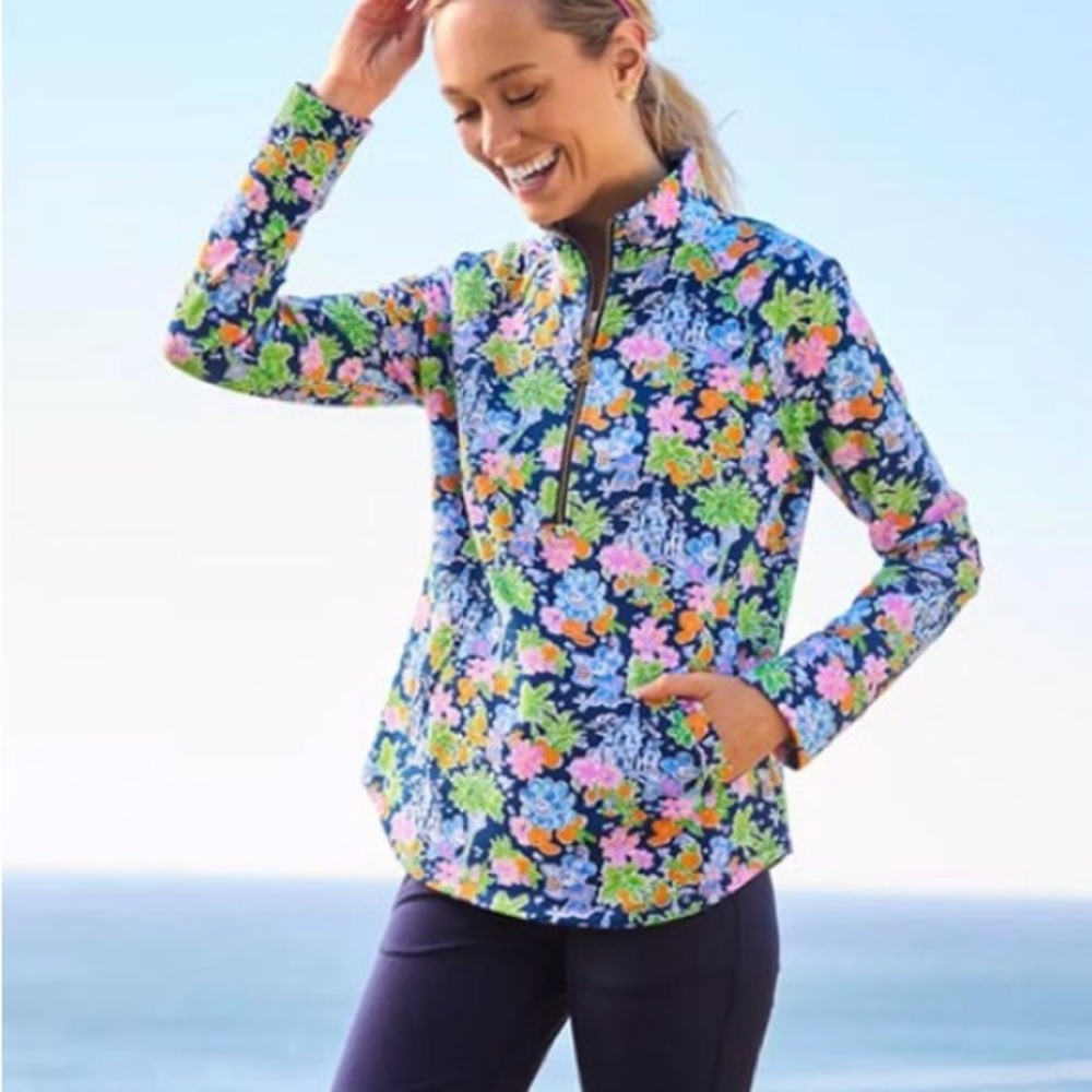 Disney Lilly Pulitzer Multicolor Lilly Loves Disney Full Zip Jacket, size M. - Picture 6 of 16